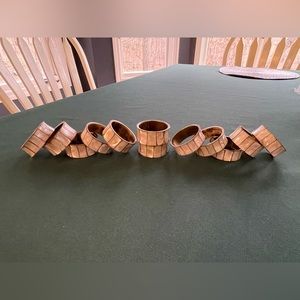Vintage napkin rings (set of 12)